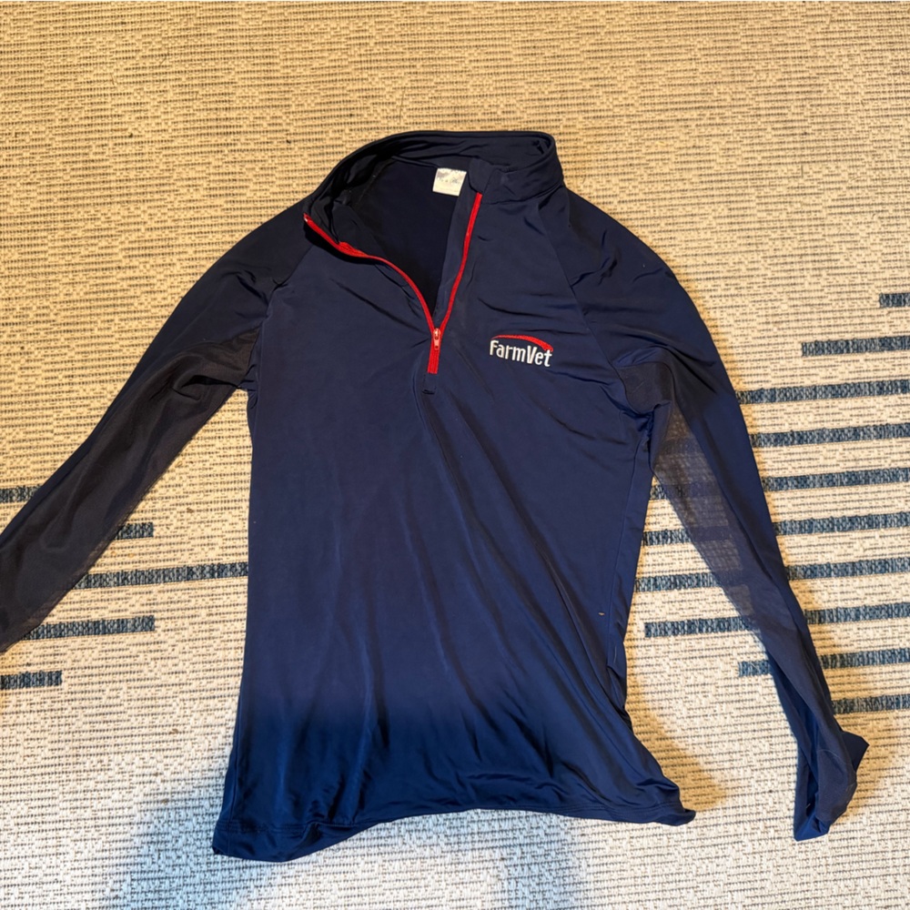 FarmVet It’s Haggretys Navy Long Sleeve Summer Riding Shirt